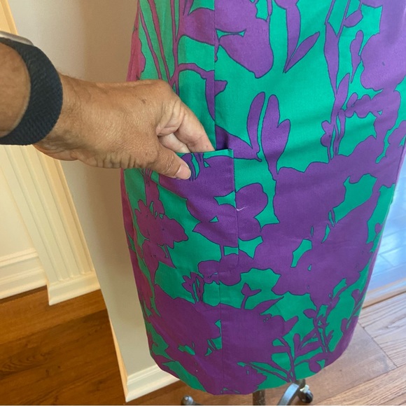 Elie Tahari sheath dress, cotton, size 8, NWT - Picture 4 of 11